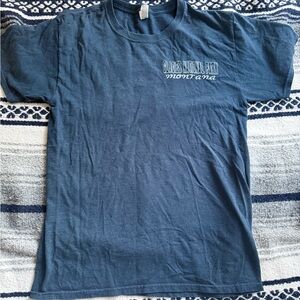 Glacier National Park Montana Blue Graphic T-Shirt Size Small